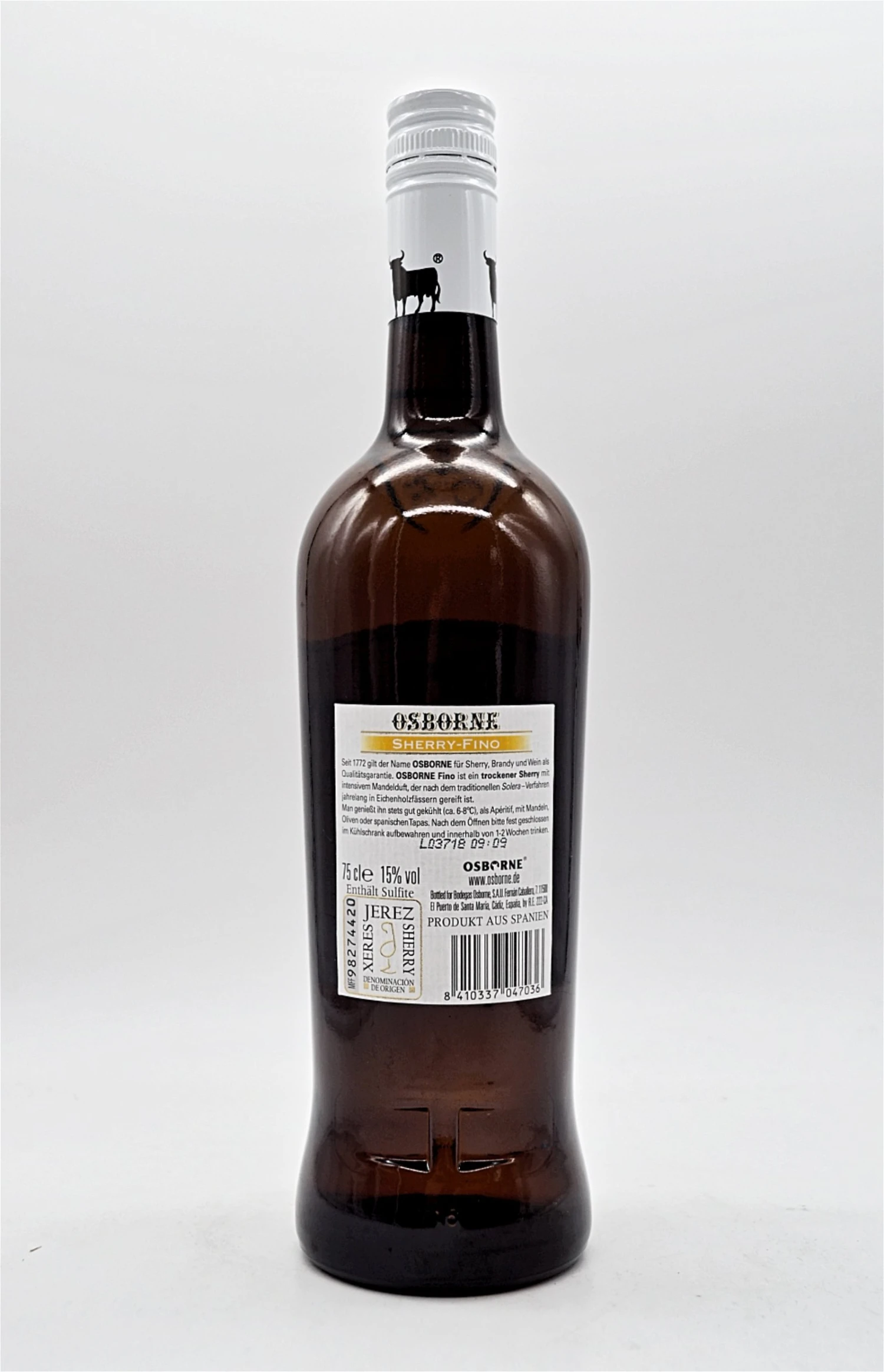 Osborne - Fino Sherry 2 Osborne - Fino Sherry – Bild 2