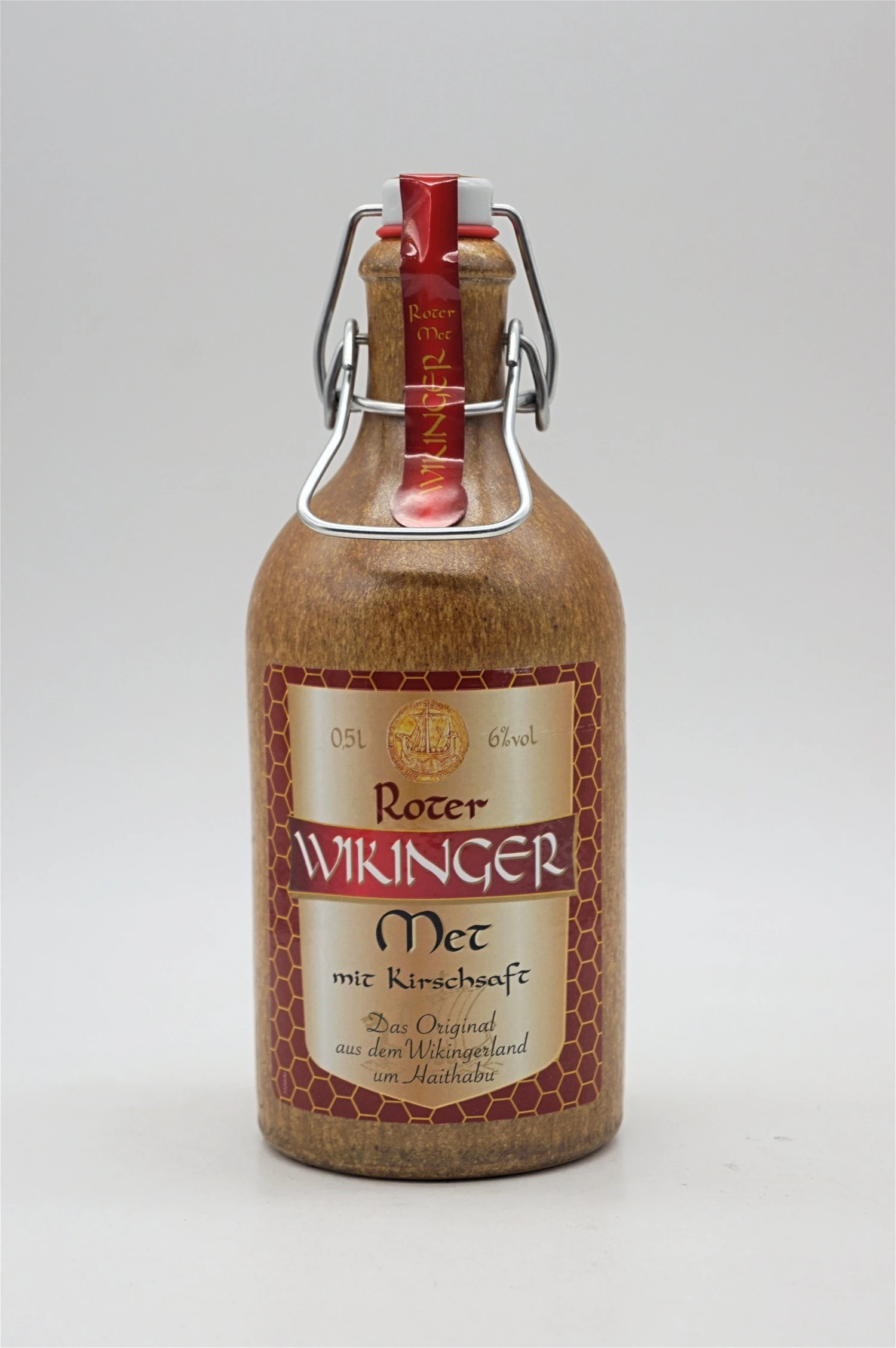 Wikinger - Roter Met Mit Kirschsaft Im Tonkrug 1 Wikinger - Roter Met Mit Kirschsaft Im Tonkrug