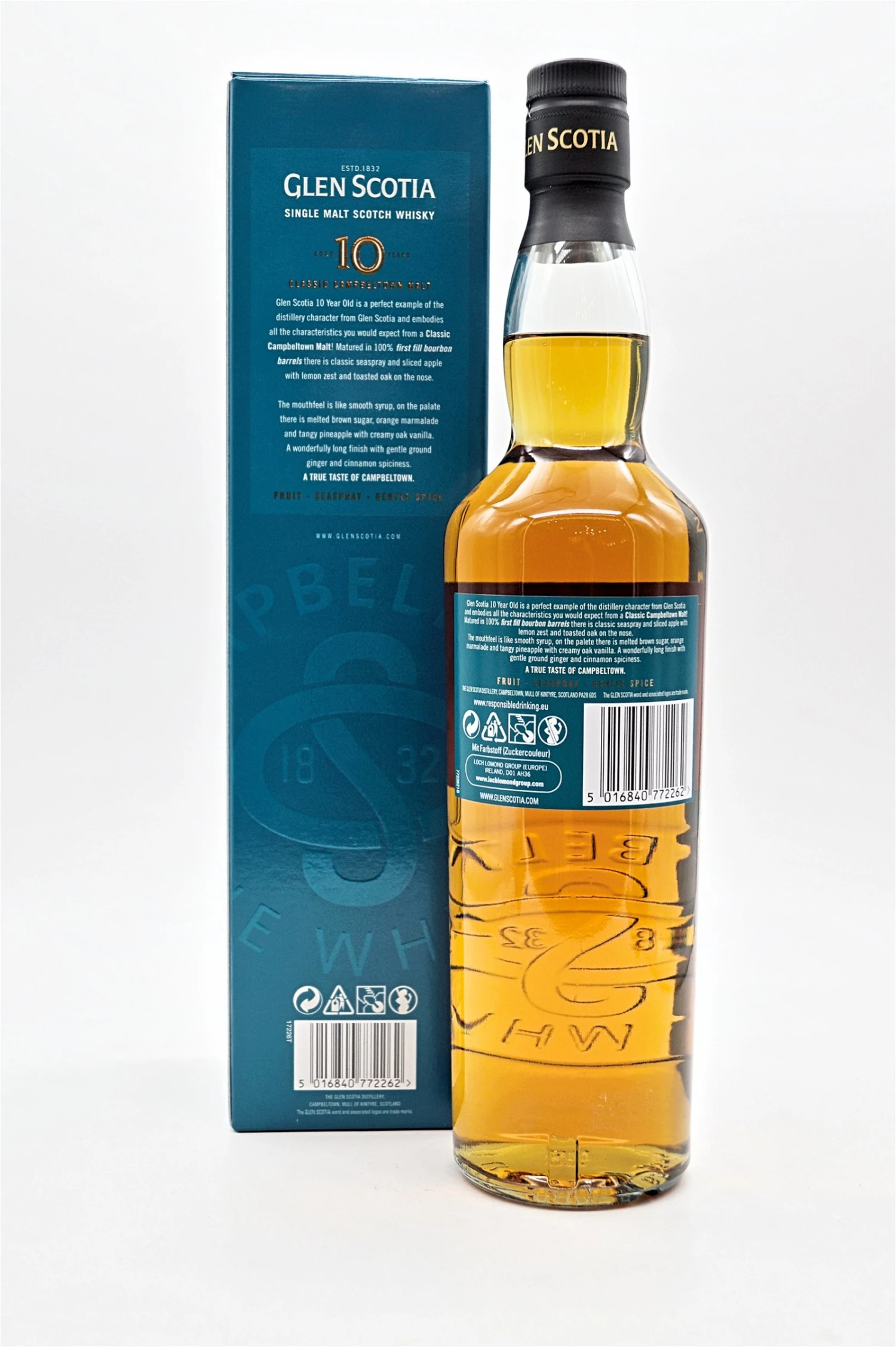 Glen Scotia - 10 Jahre Classic Campbeltown Single Malt Scotch Whisky 2 Glen Scotia - 10 Jahre Classic Campbeltown Single Malt Scotch Whisky – Bild 2
