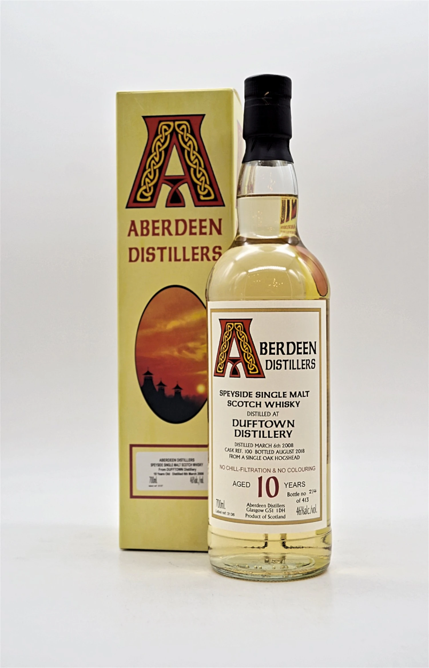 Aberdeen Distillers - 10 Jahre Dufftown Cask Ref 100 Speyside Single Malt Scotch Whisky 1 Aberdeen Distillers - 10 Jahre Dufftown Cask Ref 100 Speyside Single Malt Scotch Whisky