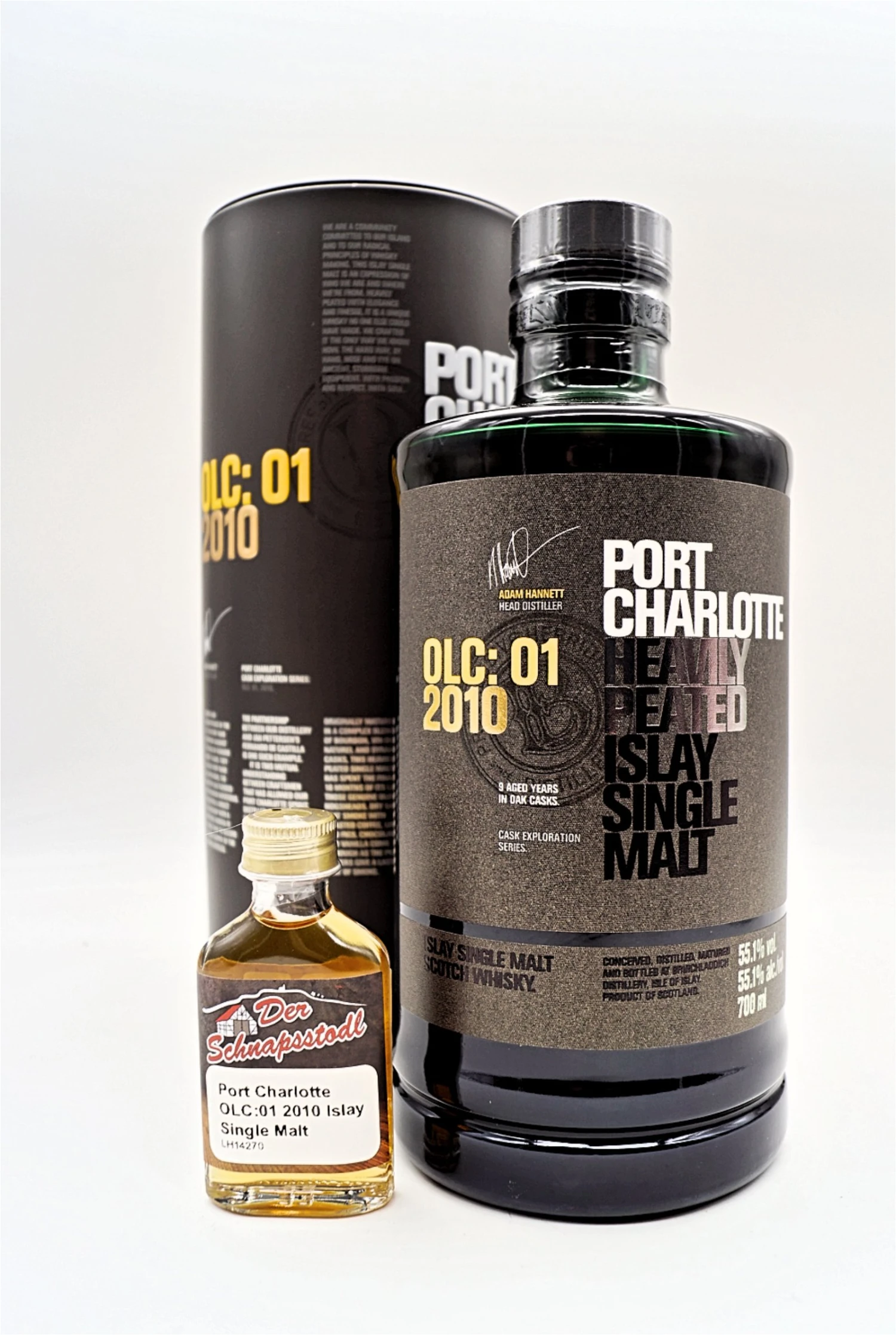 Bruichladdich - Port Charlotte OLC:01 2010 Heavily Peated Islay Single Malt Sample 20 Ml 1 Bruichladdich - Port Charlotte OLC:01 2010 Heavily Peated Islay Single Malt Sample 20 Ml