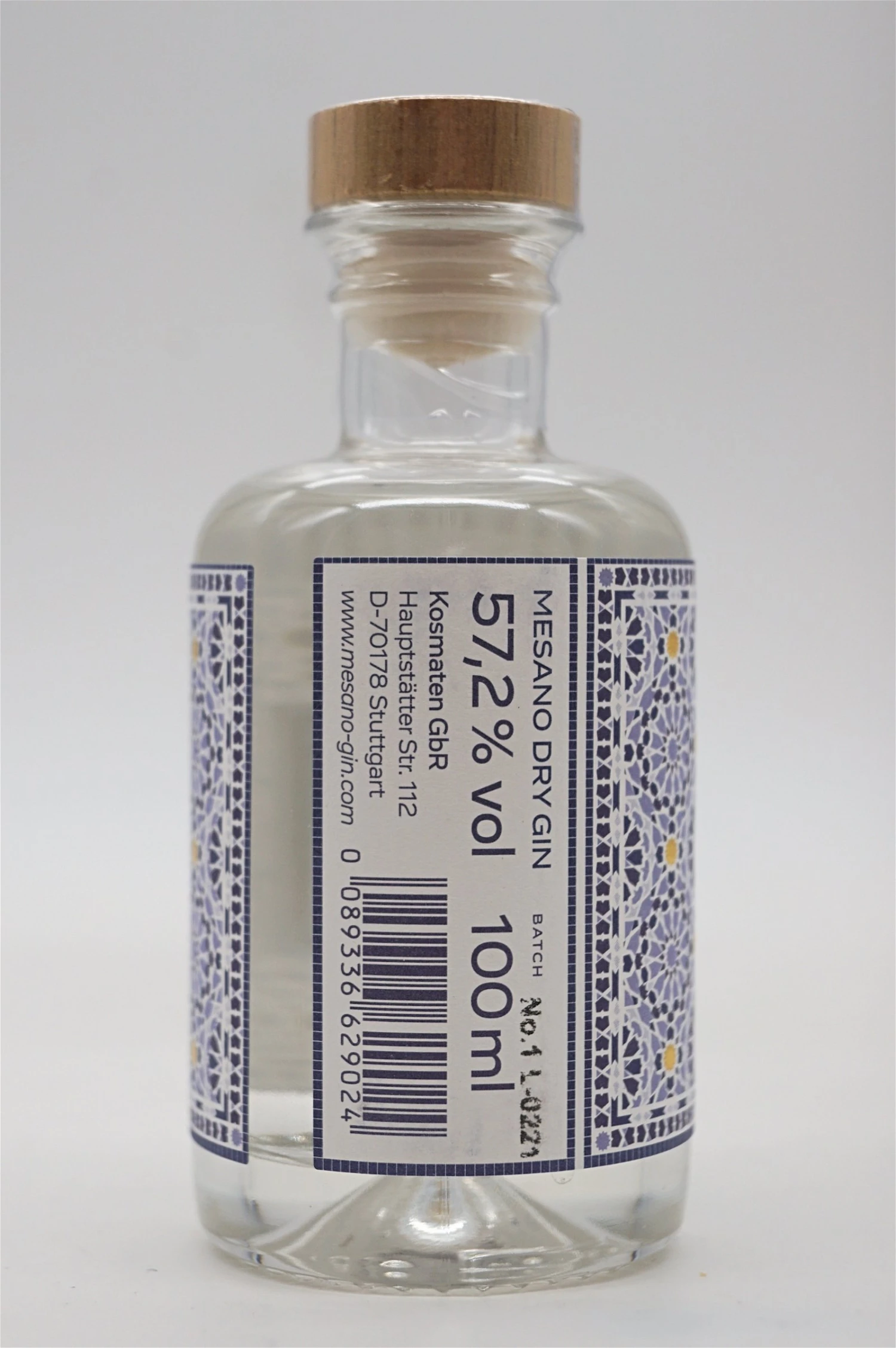 Mesano - Dry Gin Navy Strength Mini 2 Mesano - Dry Gin Navy Strength Mini – Bild 2