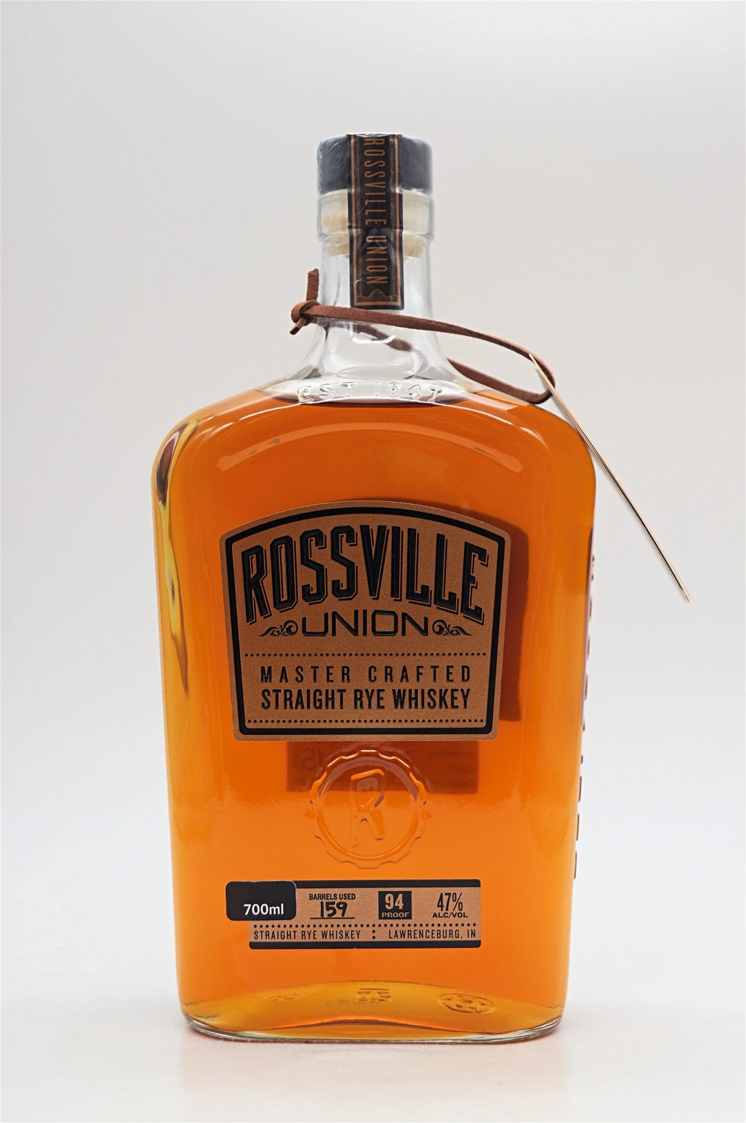 Rossville Union - Straight Rye Whiskey 5 Jahre 1 Rossville Union - Straight Rye Whiskey 5 Jahre