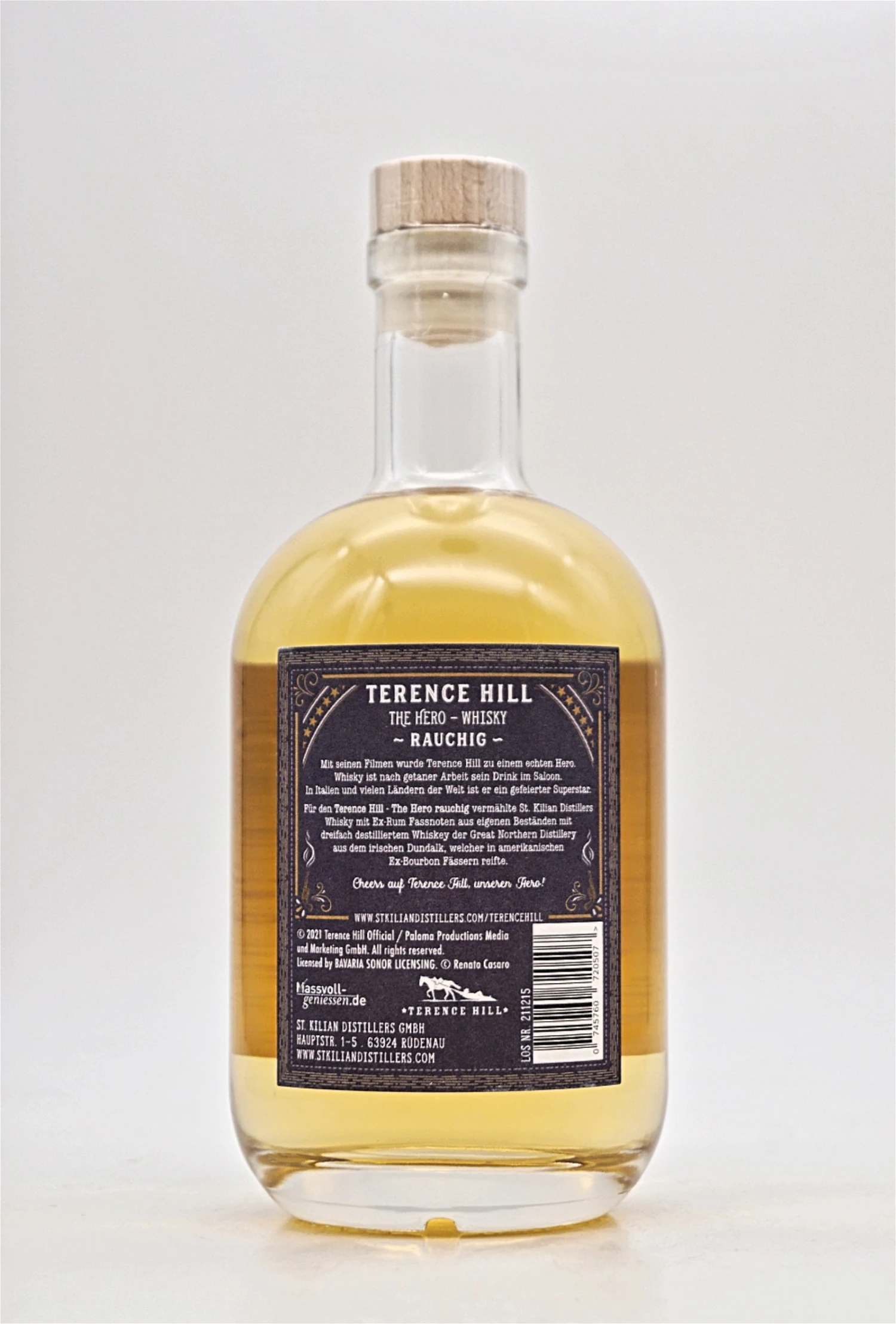 St. Kilian Distillers - Terence Hill The Hero Rauchig Blended Malt Whisky 2 St. Kilian Distillers - Terence Hill The Hero Rauchig Blended Malt Whisky – Bild 2