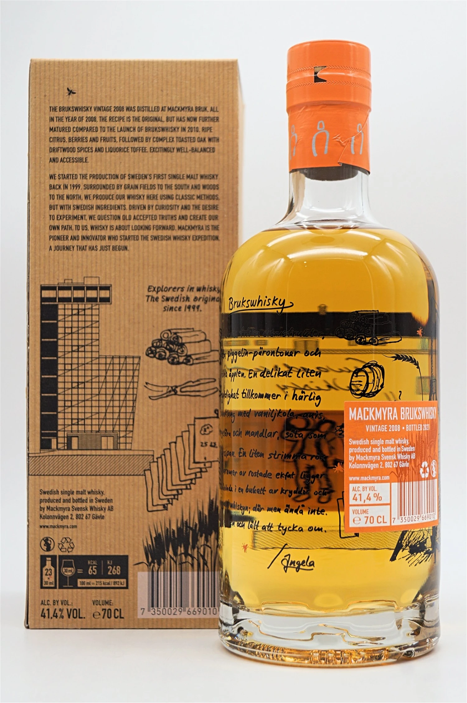 Mackmyra - Brukswhisky Vintage 2008-2021 Swedish Single Malt Whisky 2 Mackmyra - Brukswhisky Vintage 2008-2021 Swedish Single Malt Whisky – Bild 2