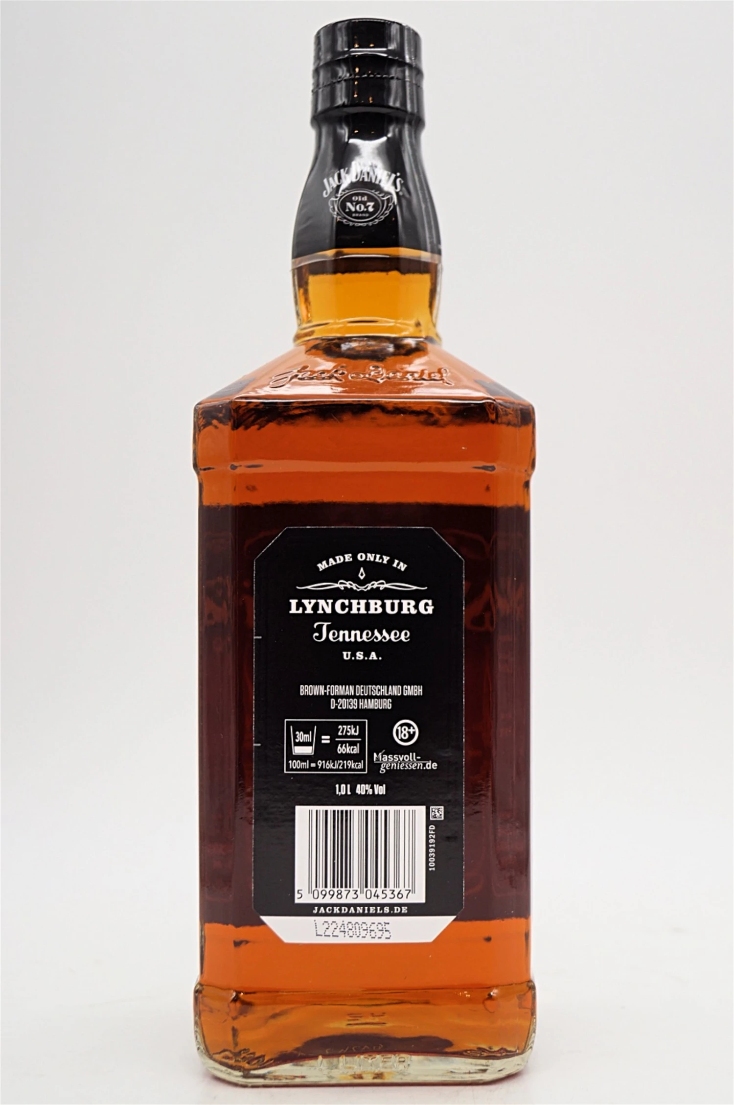 Jack Daniels - Old No 7 Tennessee Whiskey 1L 2 Jack Daniels - Old No 7 Tennessee Whiskey 1L – Bild 2
