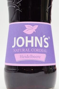 Johns - Heidelbeere Sirup -Der Schnapsstodl Verkäufe dsc08737