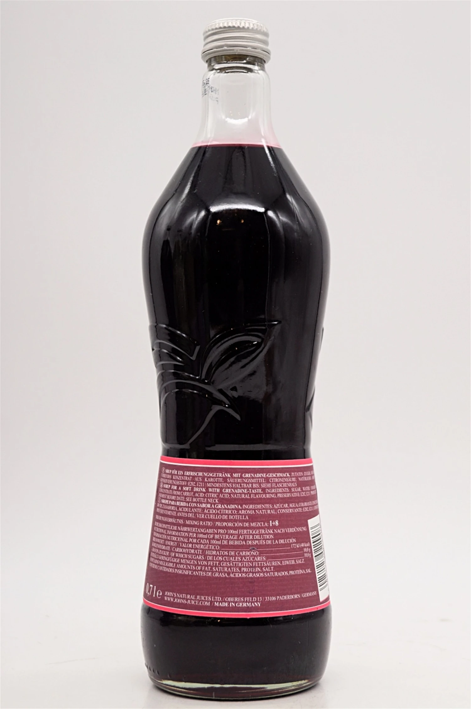 Johns - Grenadine Sirup 2 Johns - Grenadine Sirup – Bild 2