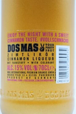 Dos Mas - Sweet Zimt Mex Shot -Der Schnapsstodl Verkäufe dsc08977dsc09036