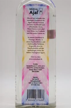 Mezcal Ajal - Blanco -Der Schnapsstodl Verkäufe dsc09054wmvgvhmxdkane