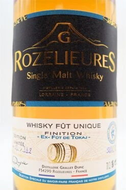 G. Rozelieures - Finition Single Cask Finish Im Tokaj-Fass 8 G. Rozelieures - Finition Single Cask Finish Im Tokaj-Fass -Der Schnapsstodl Verkäufe dsc09276hzhy2ziovc2li