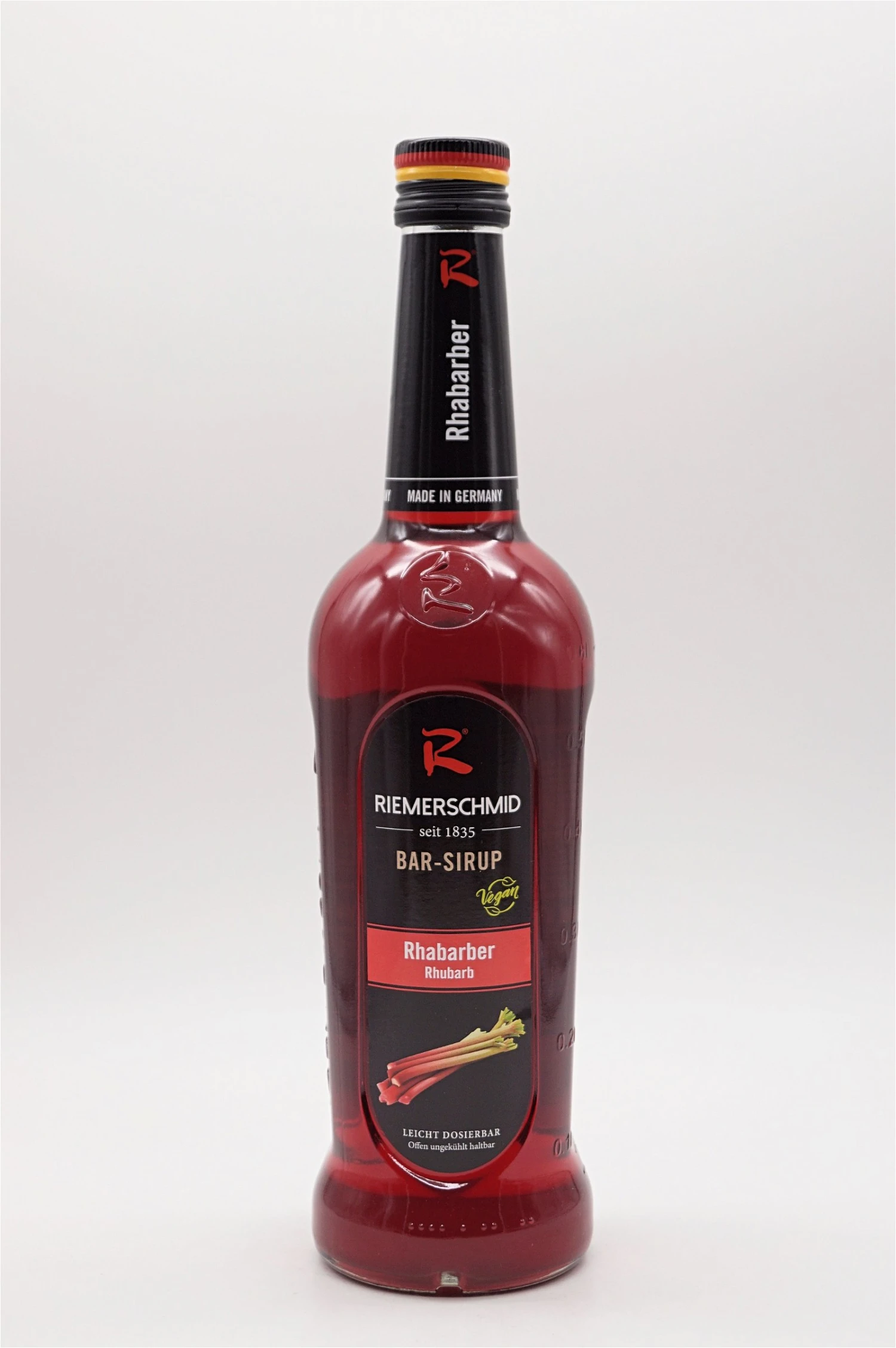Riemerschmid - Rhabarber Sirup 1 Riemerschmid - Rhabarber Sirup