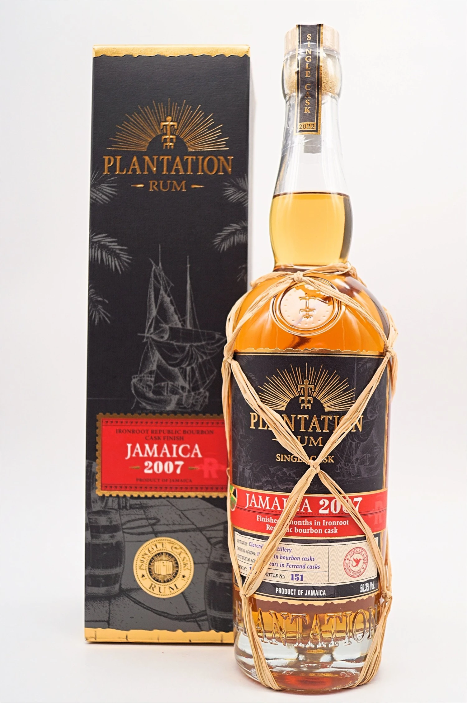Plantation Rum - Jamaica 2007 Ironroot Republic Bourbon Cask Finish 1 Plantation Rum - Jamaica 2007 Ironroot Republic Bourbon Cask Finish