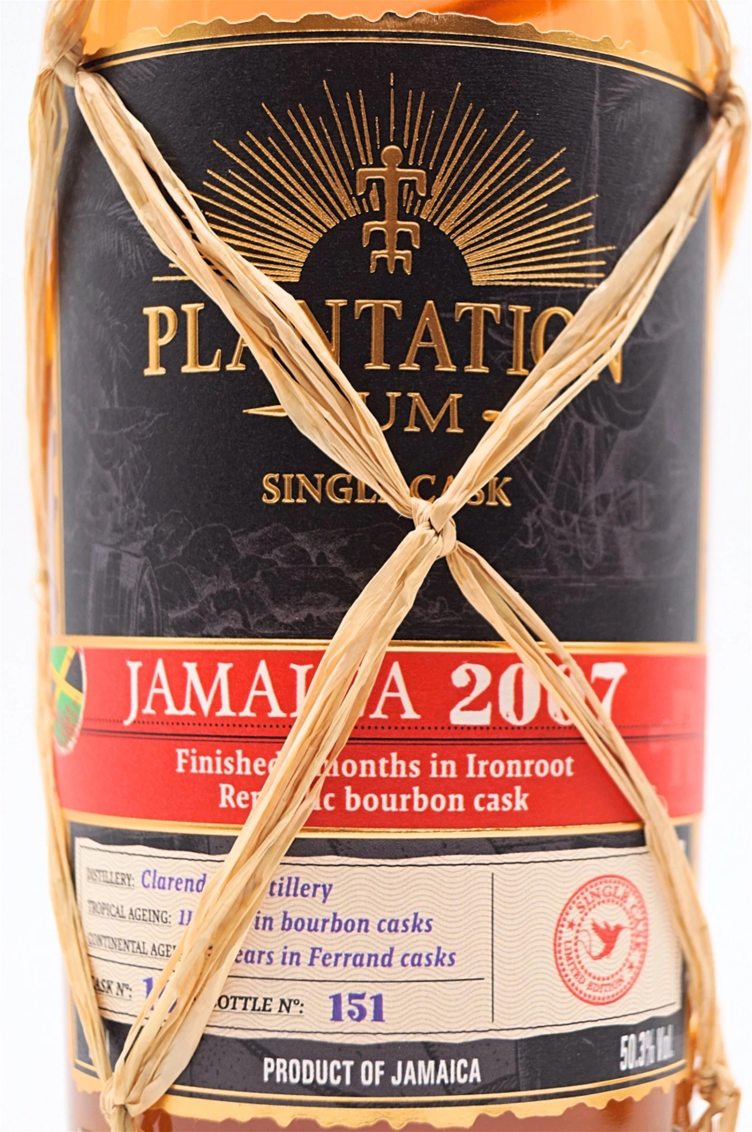 Plantation Rum - Jamaica 2007 Ironroot Republic Bourbon Cask Finish 4 Plantation Rum - Jamaica 2007 Ironroot Republic Bourbon Cask Finish – Bild 4