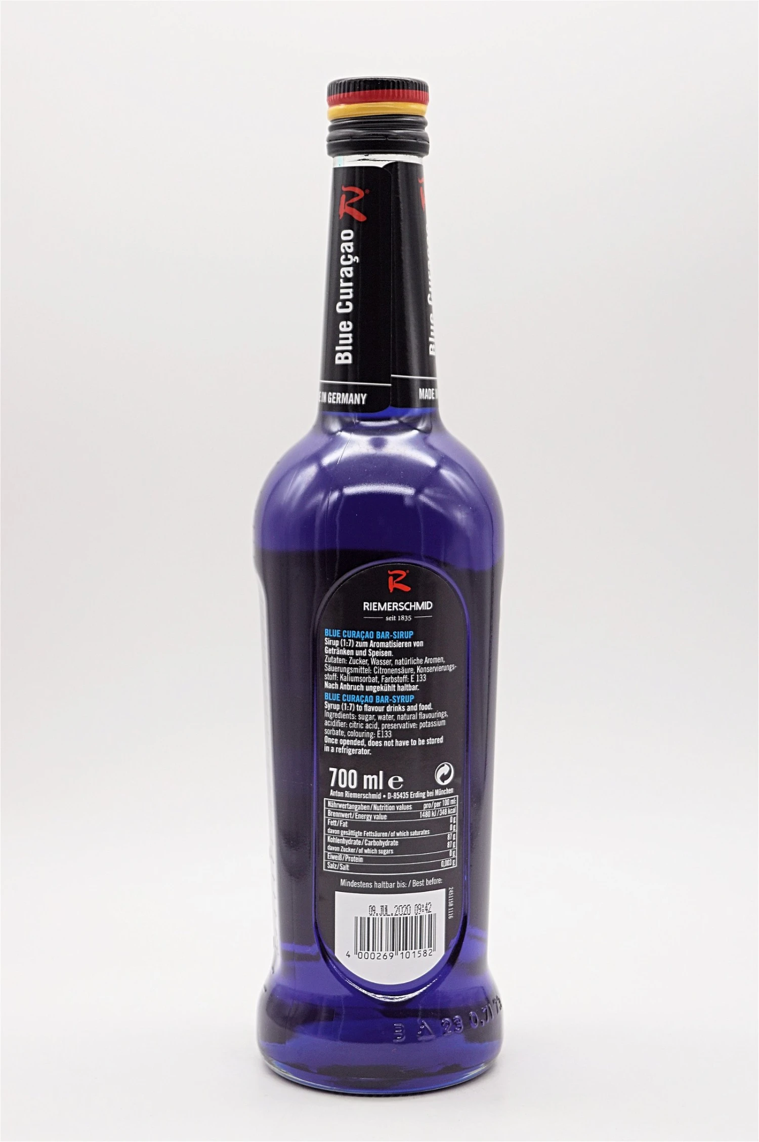 Riemerschmid - Blue Curacao Sirup 2 Riemerschmid - Blue Curacao Sirup – Bild 2