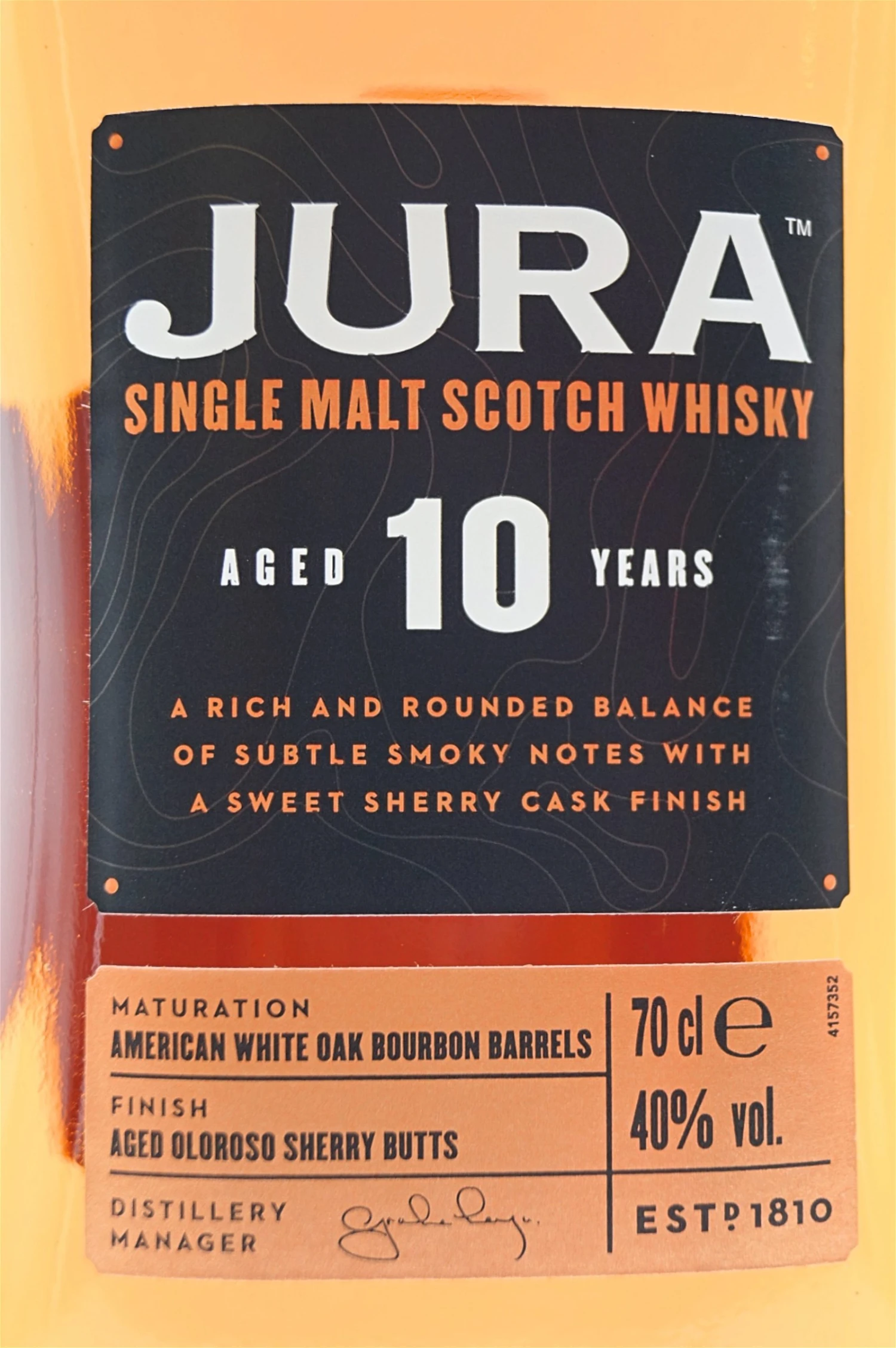 Jura - 10 Jahre Single Malt Scotch Whisky 4 Jura - 10 Jahre Single Malt Scotch Whisky – Bild 4