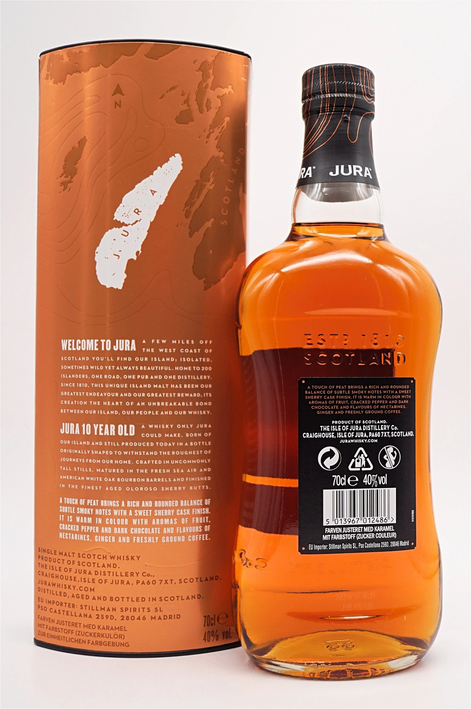 Jura - 10 Jahre Single Malt Scotch Whisky 2 Jura - 10 Jahre Single Malt Scotch Whisky – Bild 2