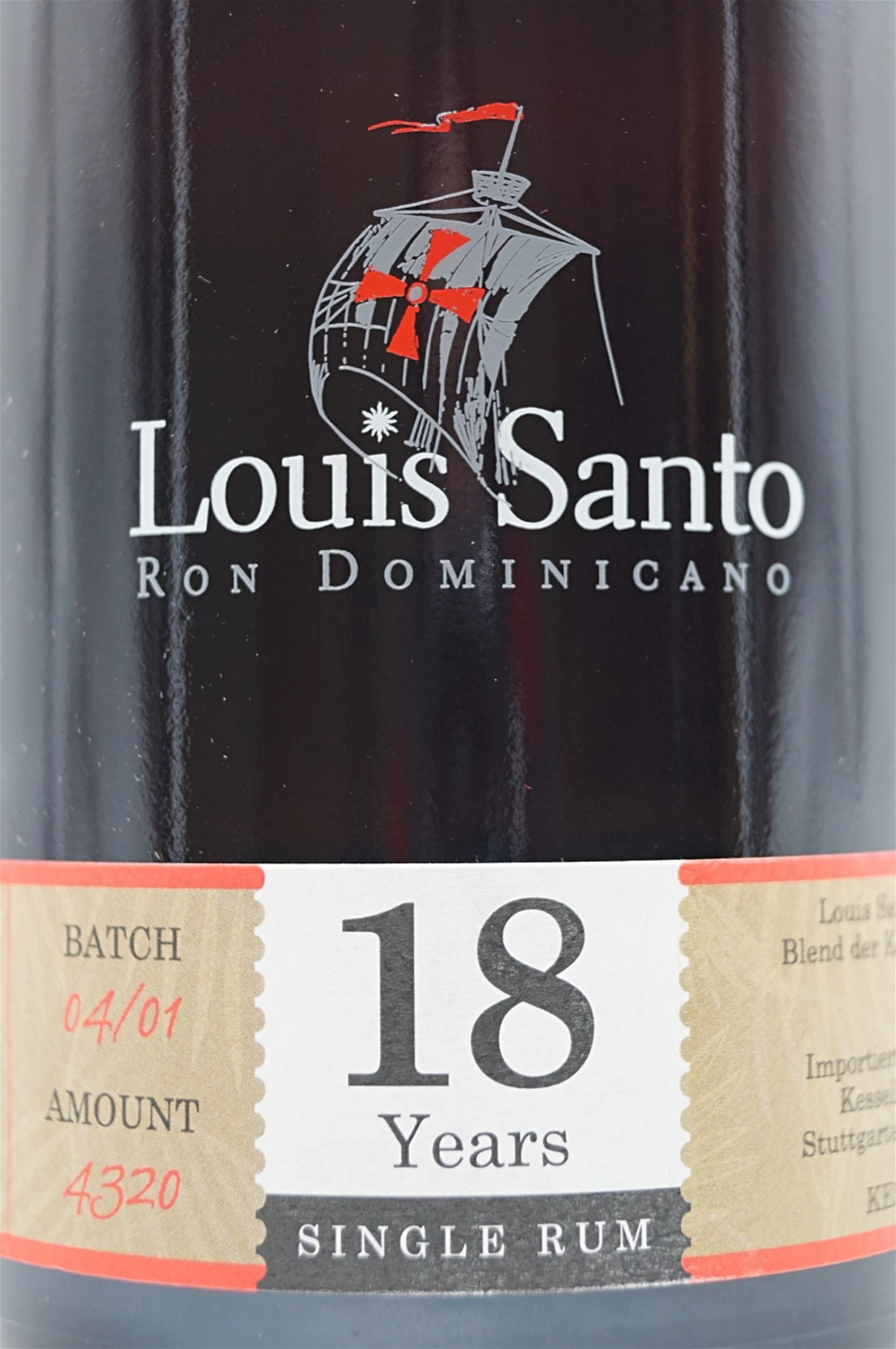 Louis Santo - 18 Jahre Single Rum Batch 04/01 3 Louis Santo - 18 Jahre Single Rum Batch 04/01 – Bild 3