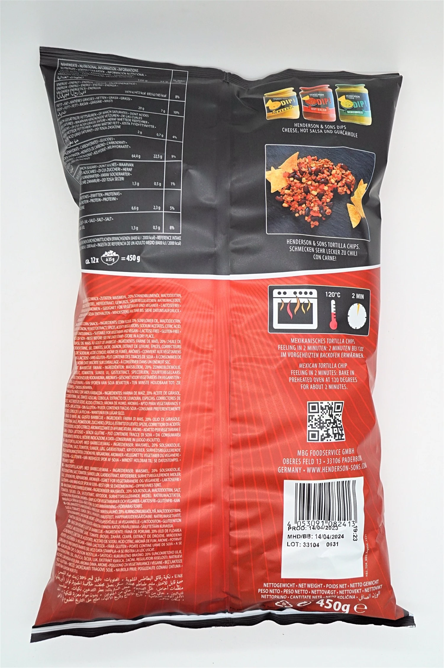 Henderson & Sons - Tortilla Chips Smoky Barbeque 12x450g Sparset 3 Henderson & Sons - Tortilla Chips Smoky Barbeque 12x450g Sparset – Bild 3