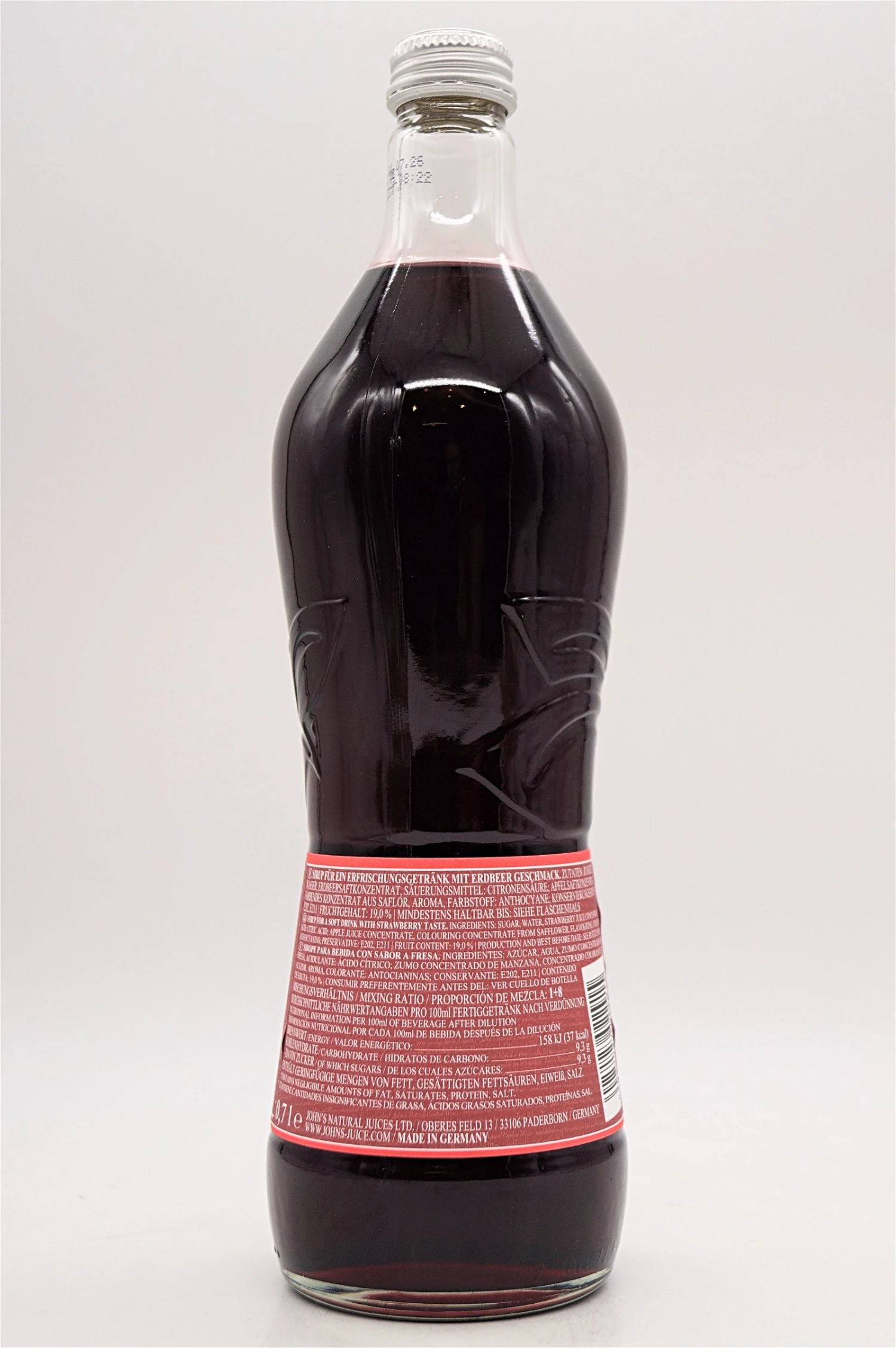 Johns - Erdbeere Sirup 2 Johns - Erdbeere Sirup – Bild 2